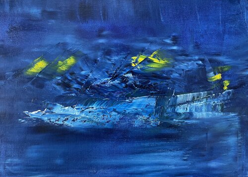 Blue Dream Landscapes 011 von Juan José Garay, Malerei kaufen auf Select