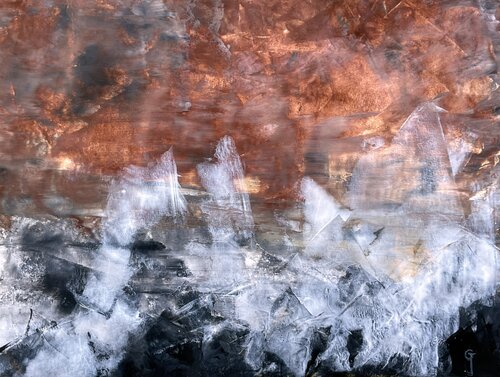 Copper Sky, Frozen Peaks von Juan José Garay, Malerei kaufen auf Select
