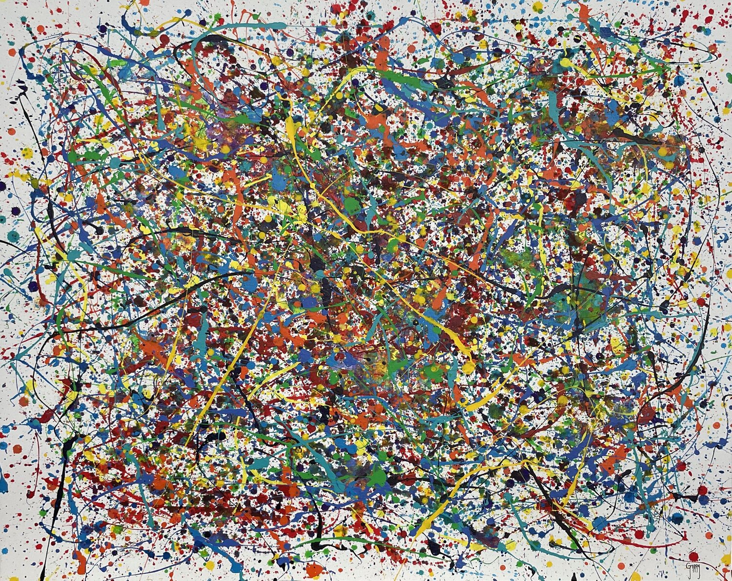 Heaven of colors Juan José Garay Original painting for sale