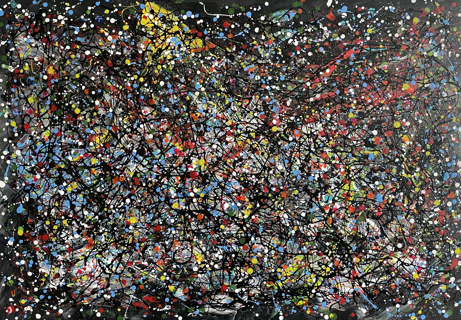 Black Darkness of Passion Juan José Garay Original painting for sale