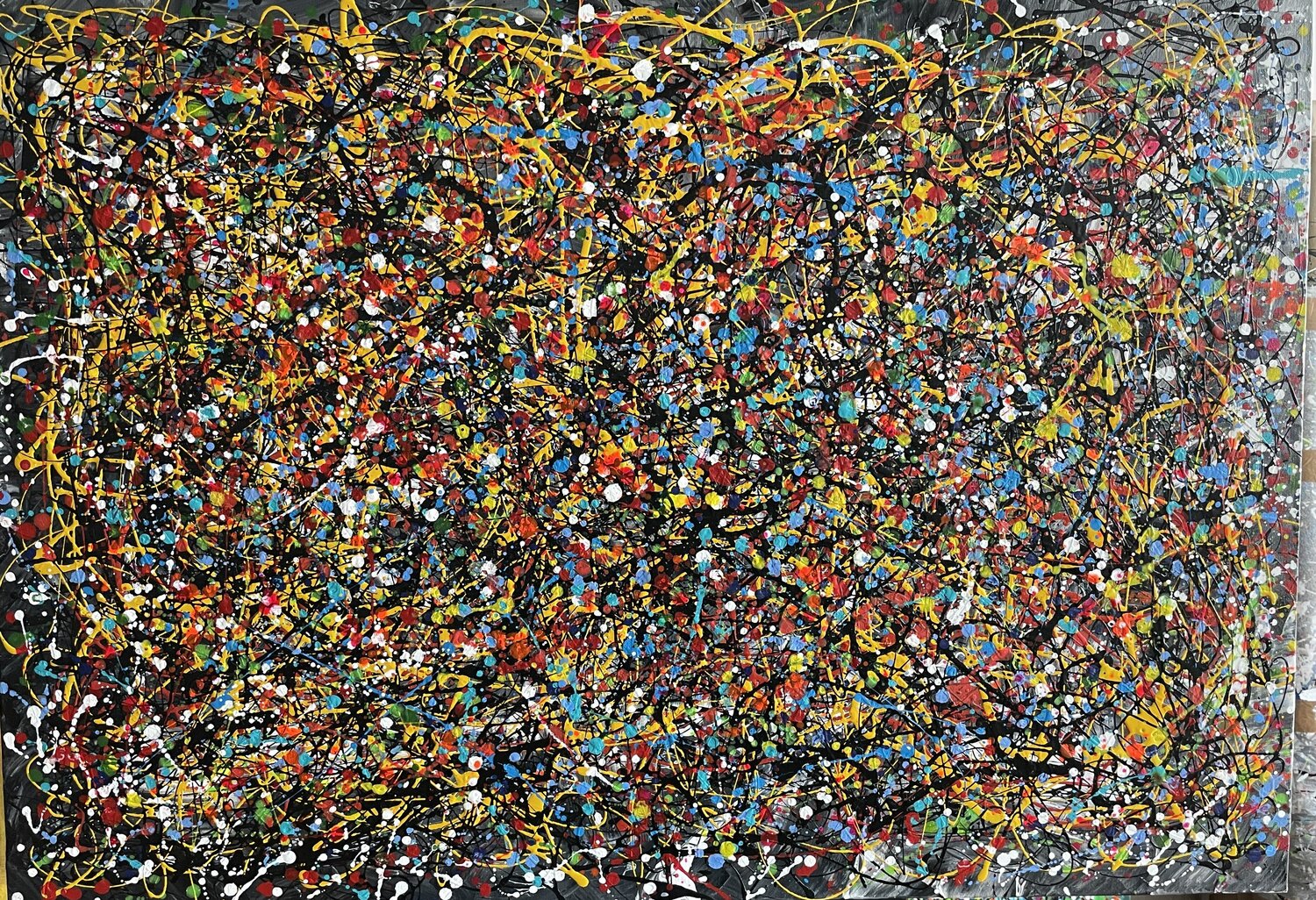 Gray Darkness of Passion Juan José Garay Original painting for sale