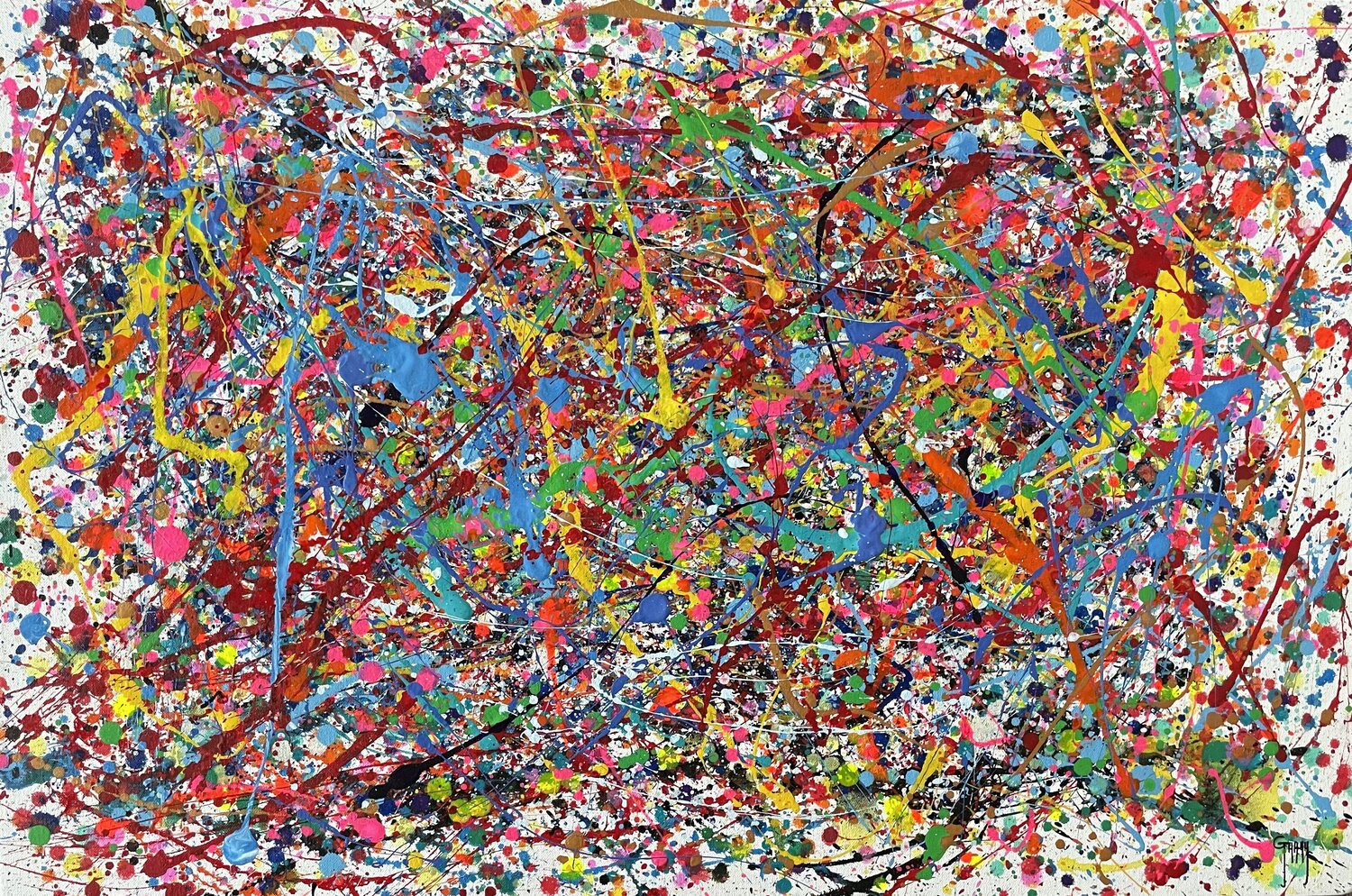 If you never try, you will never get it Juan José Garay Original painting for sale