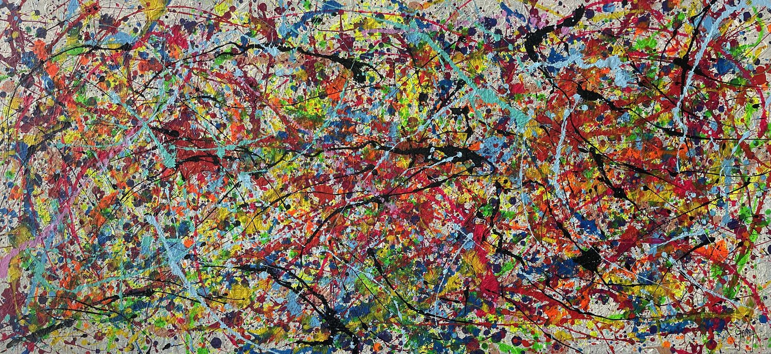 Chromatic Movement 06 Juan José Garay Original painting for sale