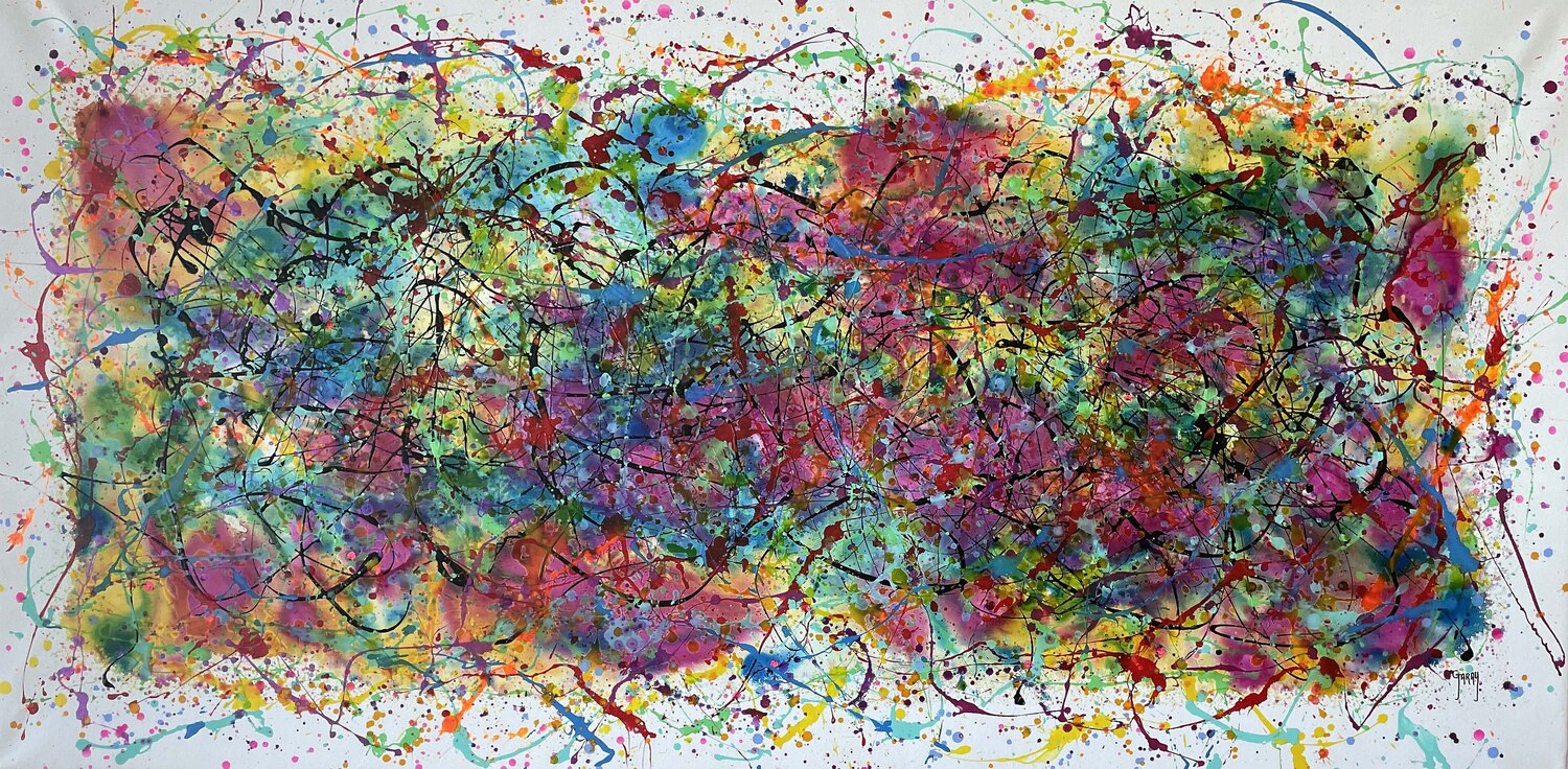 Echoes of the Rainbow Juan José Garay Original painting for sale