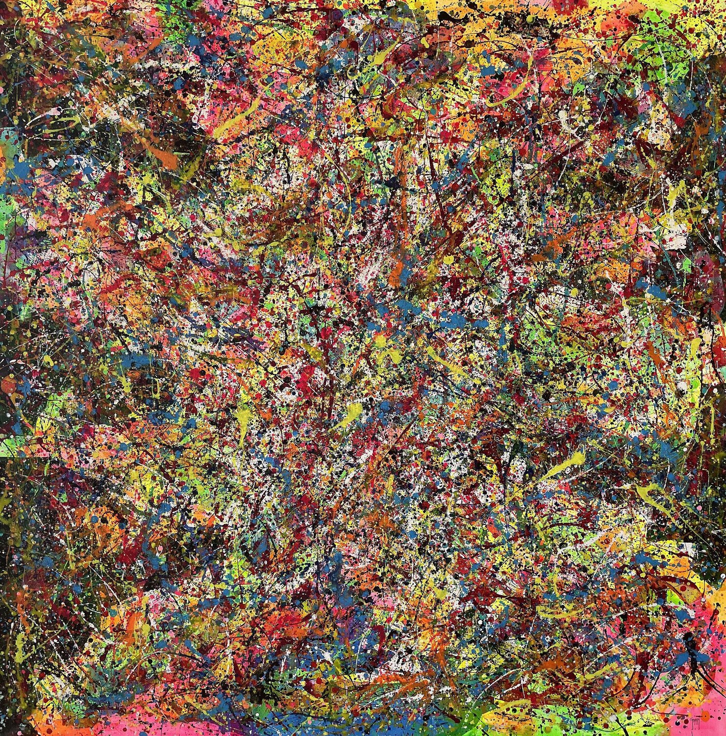 Universe of Colors 01 Juan José Garay Original painting for sale