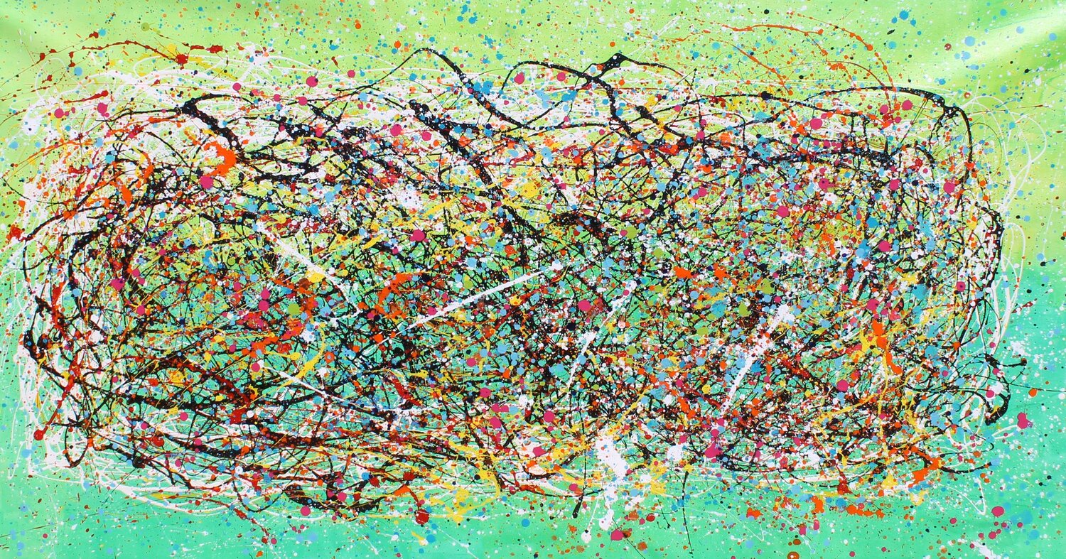 Green Natural Desire Juan José Garay Original painting for sale