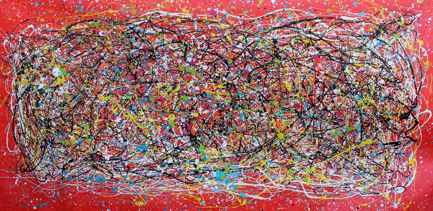 Woman in red passion Juan José Garay Original painting for sale