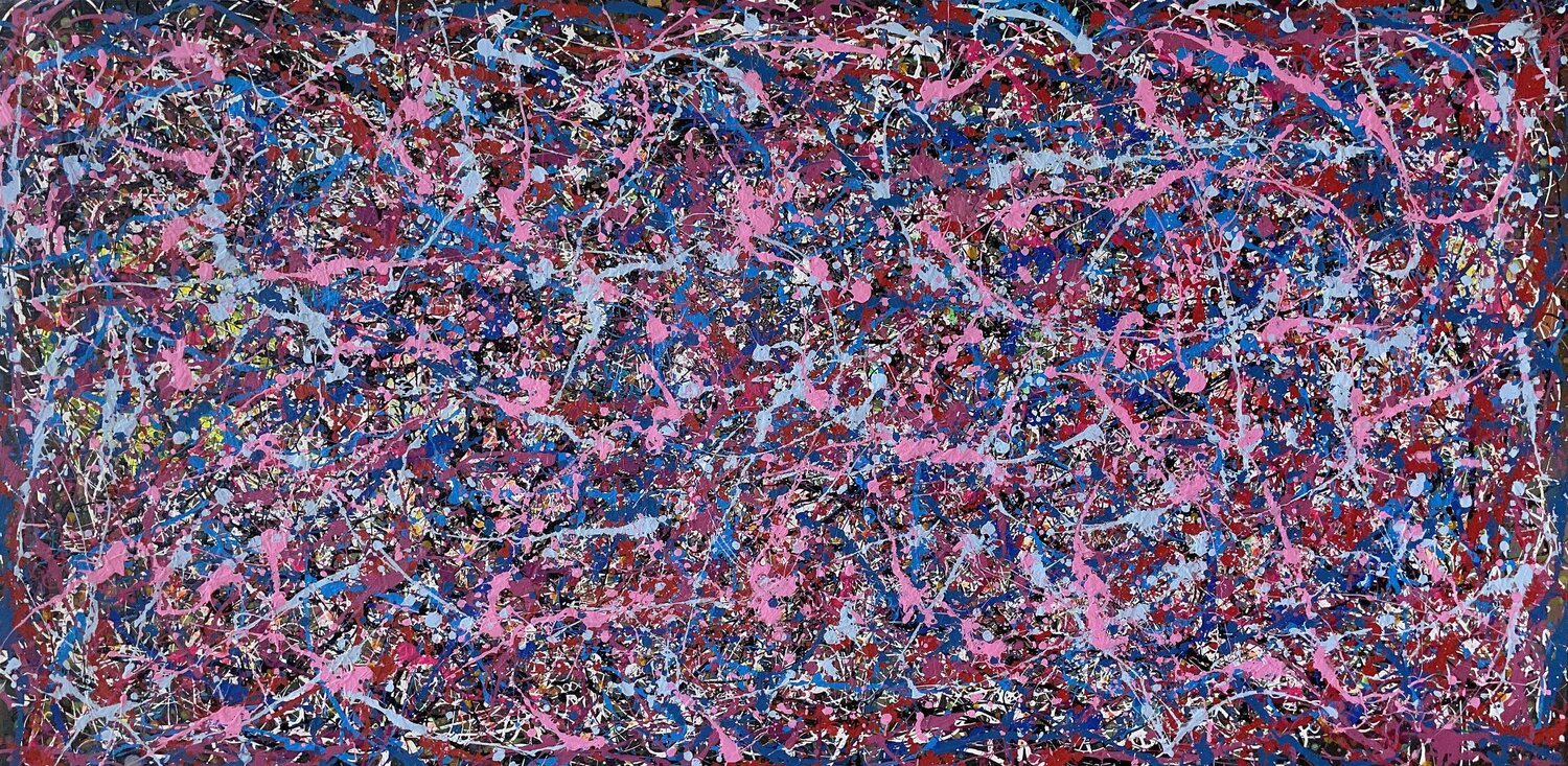 Chromatic Vortex of Emotions Juan José Garay Original painting for sale