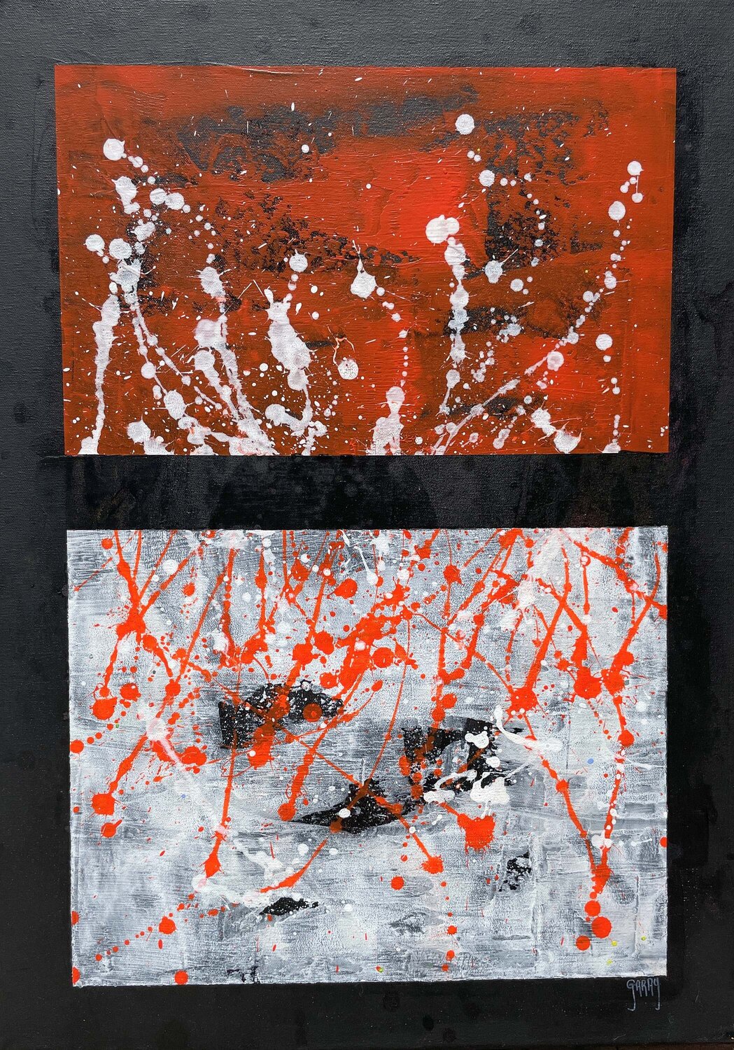 Hidden Layers on Layers A4 Juan José Garay Original painting for sale