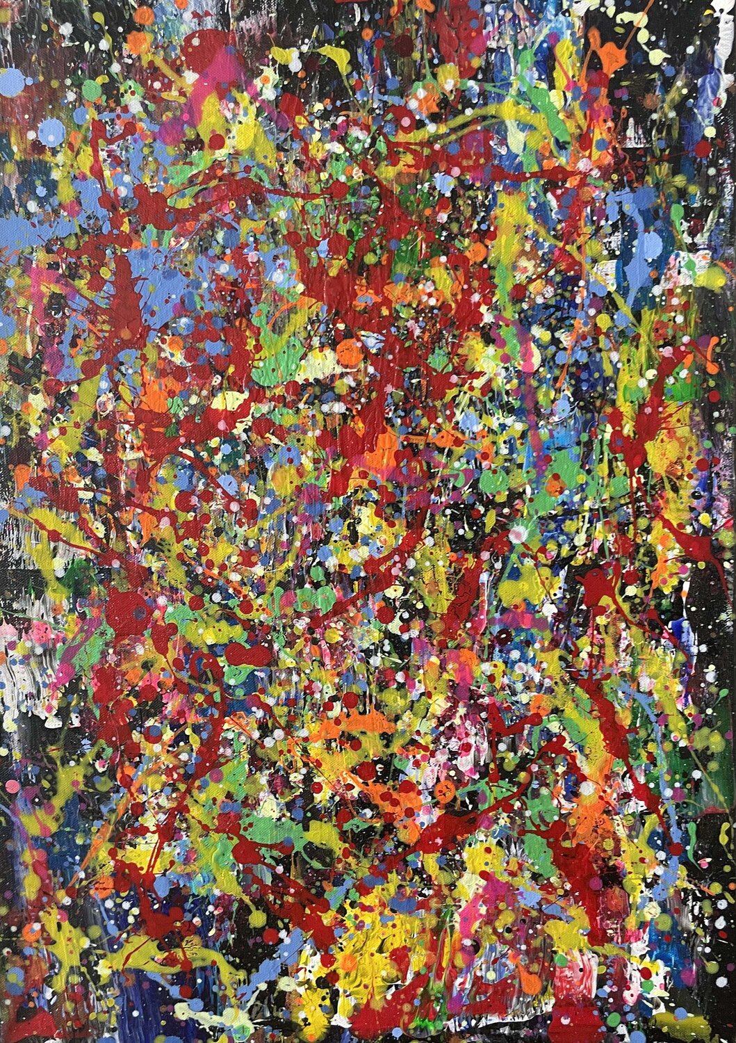 Summer Abstract A9 Juan José Garay Original painting for sale