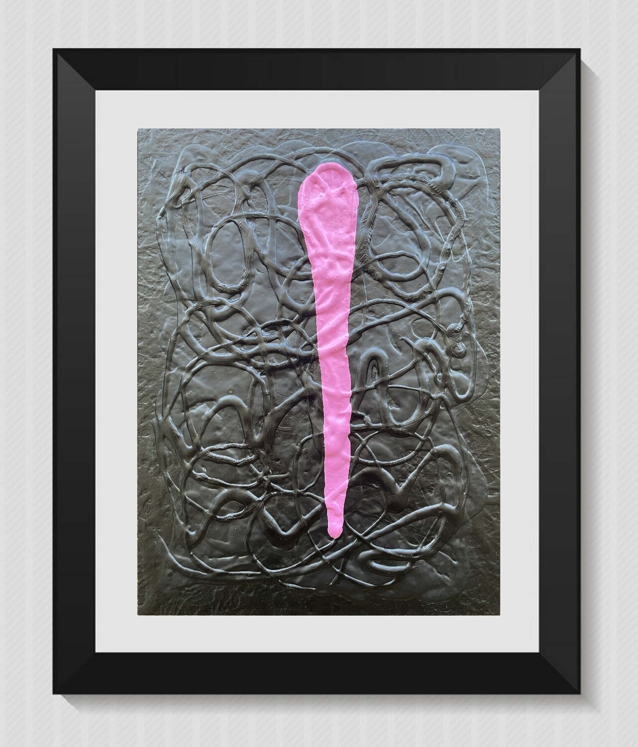 Texture Pink Tear Juan José Garay Originalgemälde zu verkaufen