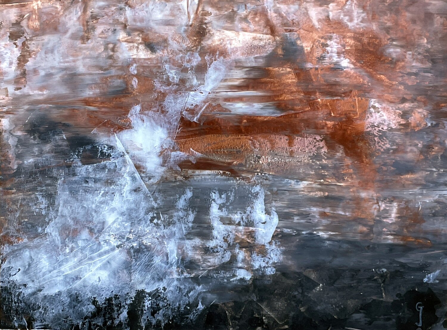 Copper and Frost Juan José Garay Originalgemälde zu verkaufen