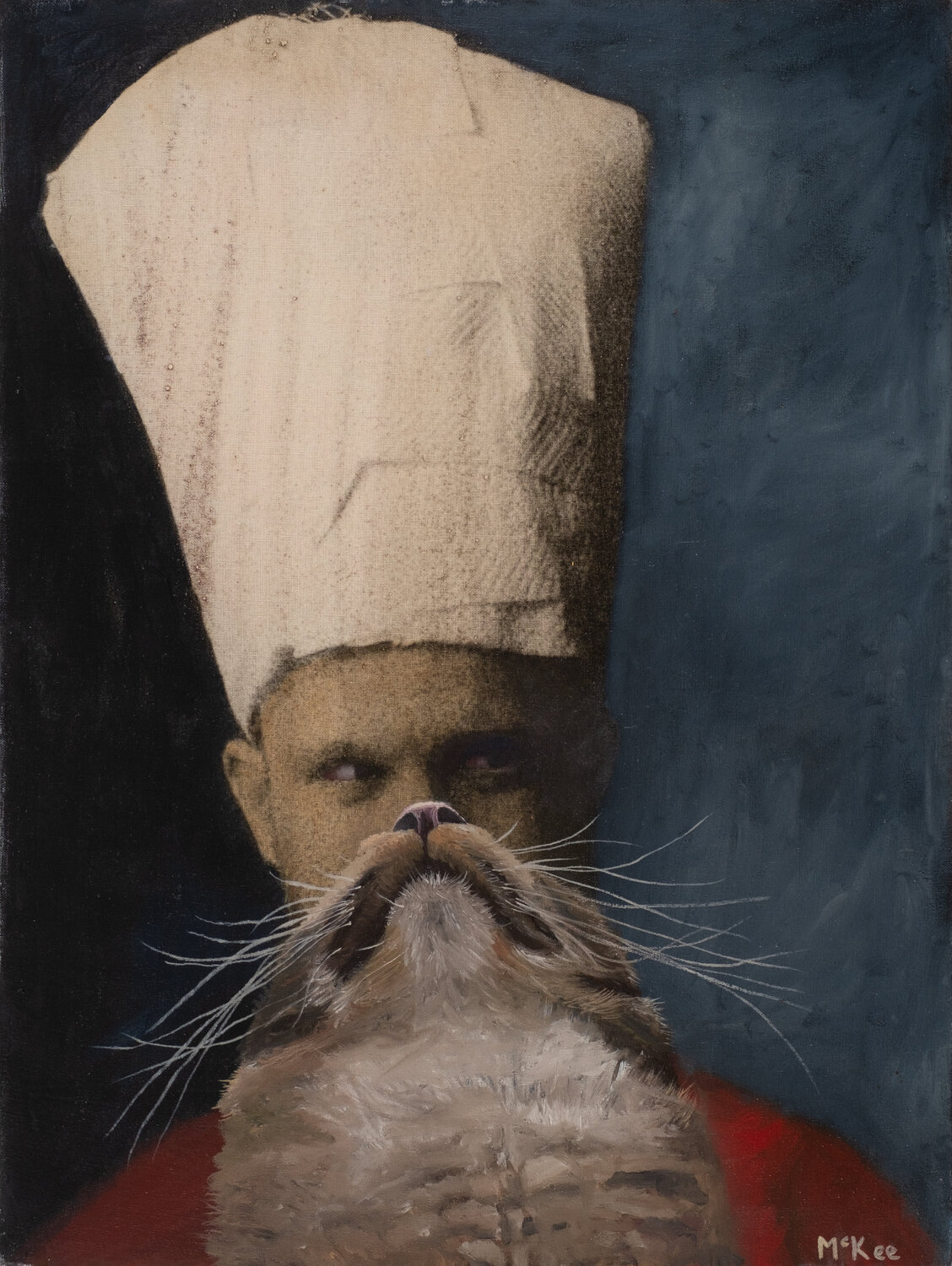 Pius Pusspuss Casey McKee Original painting for sale