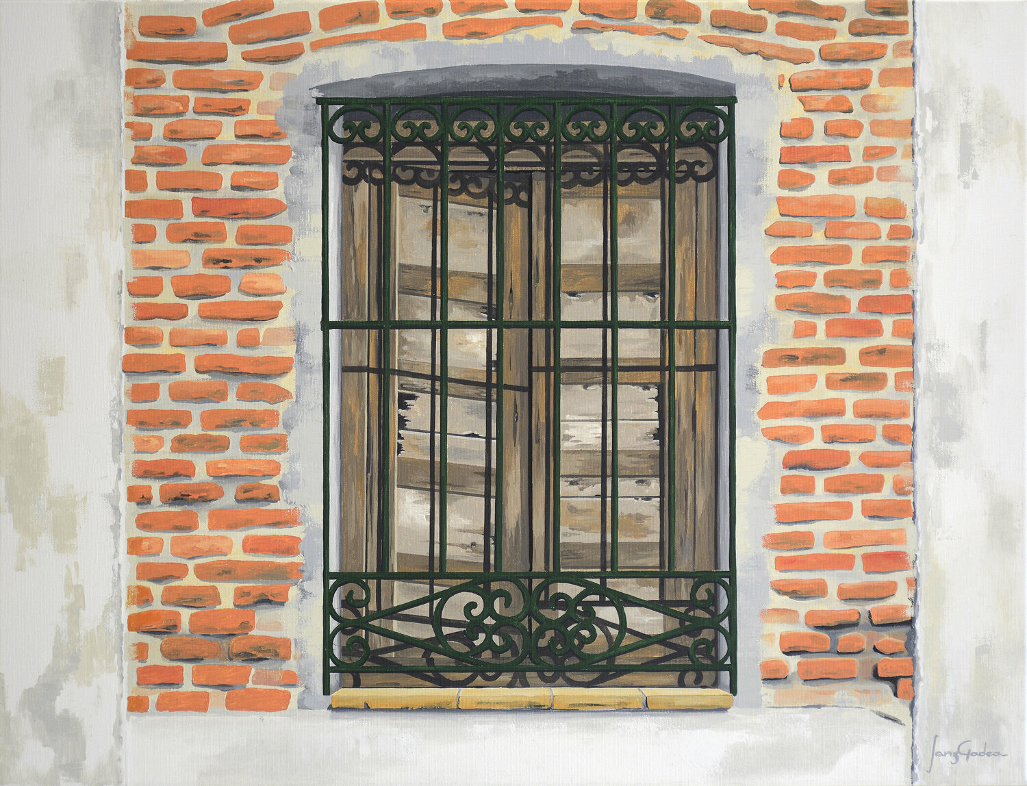 CONFINAMIENTO III Edmundo Sanz-Gadea Original painting for sale