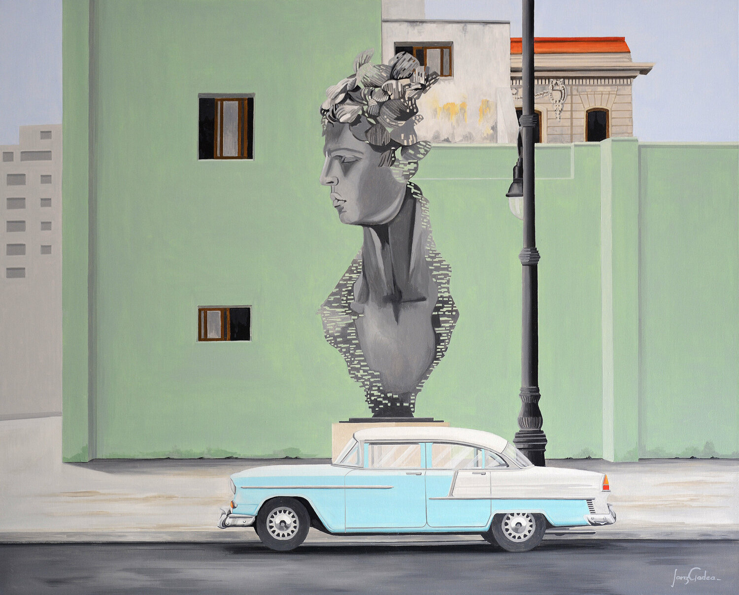PRIMAVERA (La Habana) Edmundo Sanz-Gadea Original painting for sale