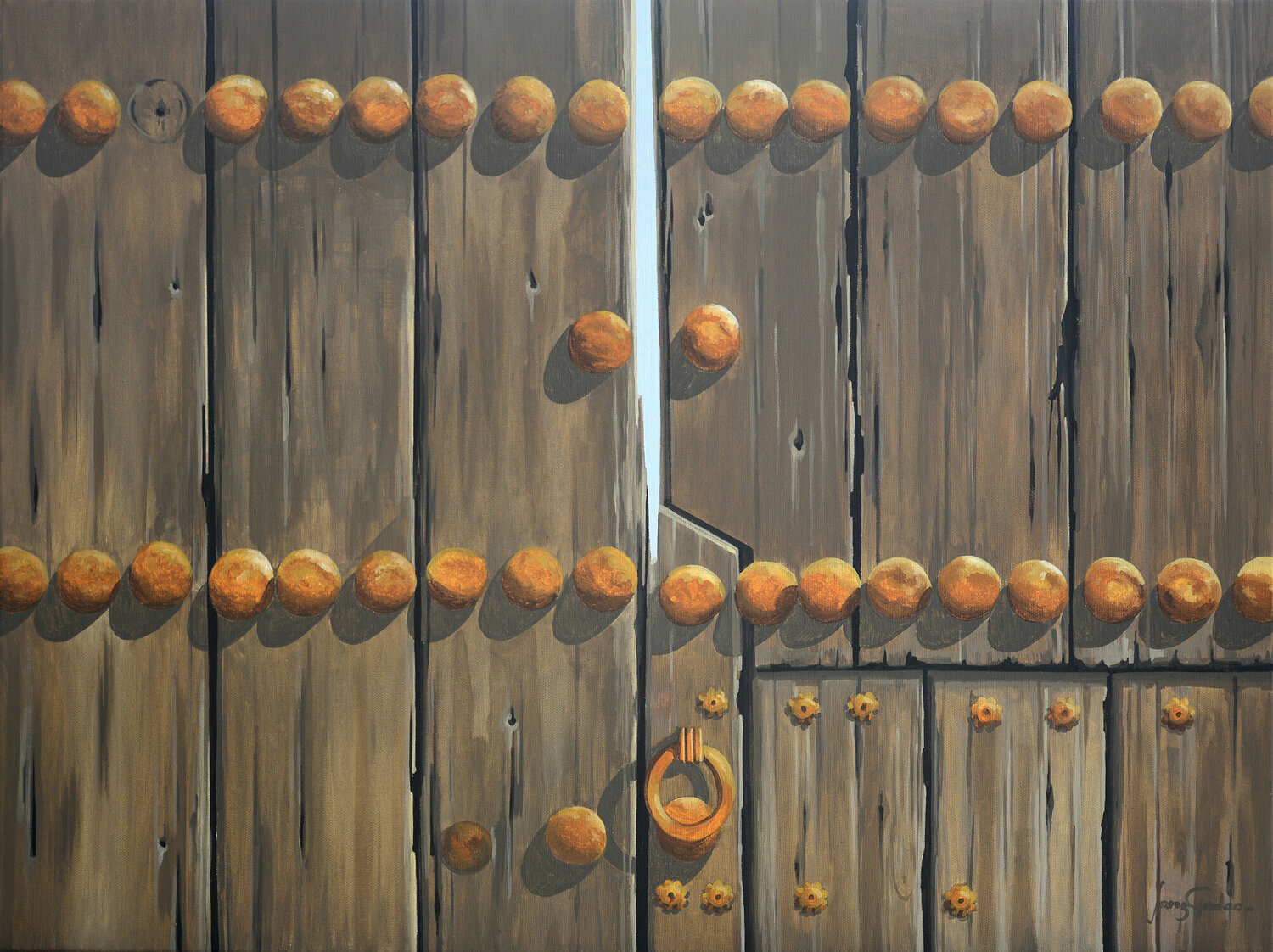 CONFINAMIENTO I Edmundo Sanz-Gadea Original painting for sale