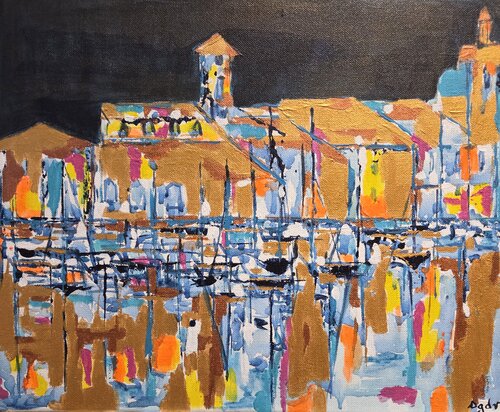 Les illuminations,  la Ciotat by Sophie Delavague, Painting for Sale on Select