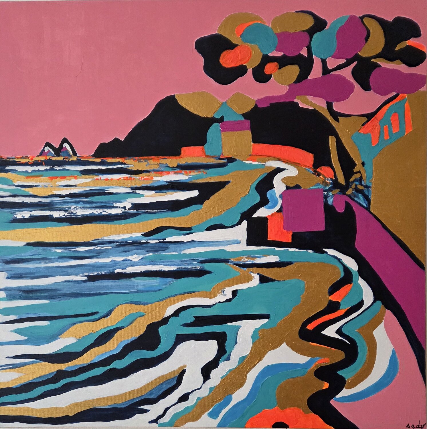 Après la tempête Sophie Delavague Original painting for sale