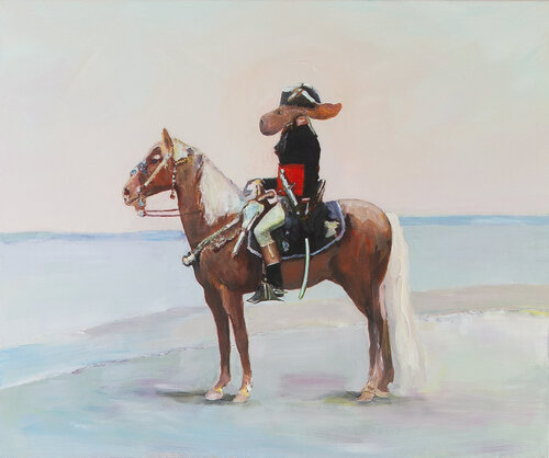 Grosse Männer 2: Bonaparte in Ägypten by Andreas Stiller, Painting for Sale on Select