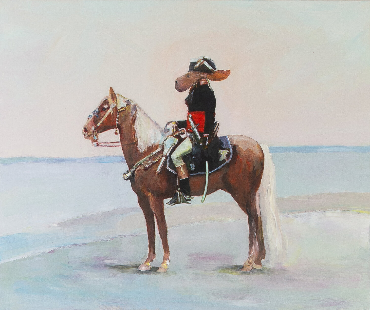 Grosse Männer 2: Bonaparte in Ägypten Andreas Stiller Original painting for sale
