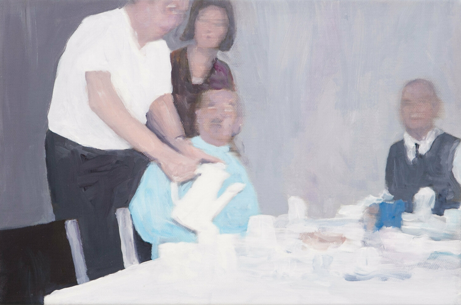 Diapositiv 25 | Berlin 1973 Andreas Stiller Original painting for sale