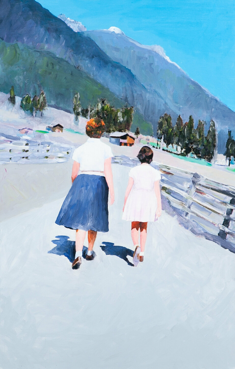 Diapositiv 11 | Tirol 1964 Andreas Stiller Original painting for sale