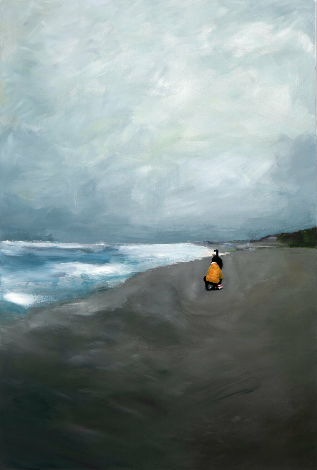 Diapositiv 43 | Sylt 1976 Andreas Stiller Original painting for sale