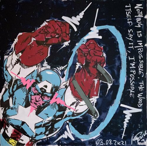 Captain electric by Erick Artik, Painting for Sale on Select