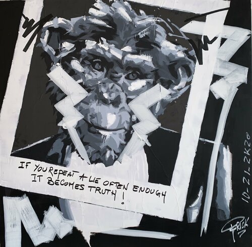 Cool Monkey by Erick Artik, Painting for Sale on Select