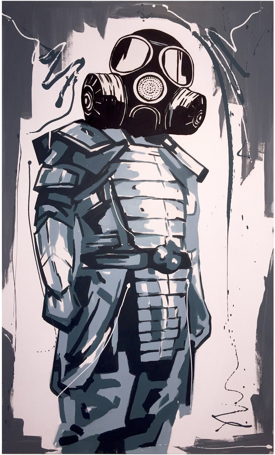 Samouraï trip tic uky Erick Artik Original painting for sale