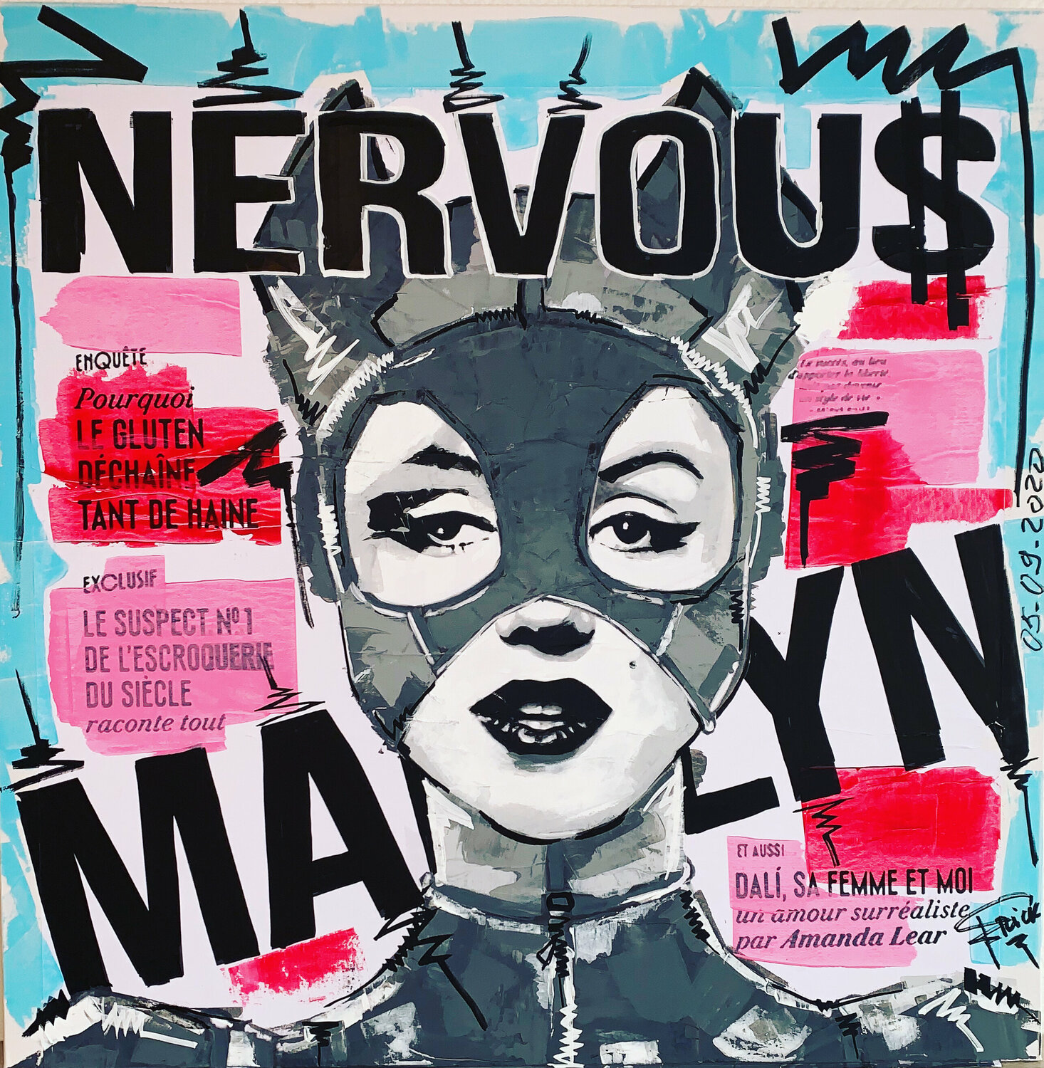 Catwoman 2018 Erick Artik Original painting for sale
