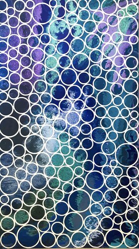 Composition No 191 by Eleni Pratsi, Painting for Sale on Select
