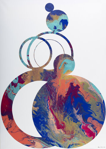 Composition No 262 by Eleni Pratsi, Painting for Sale on Select