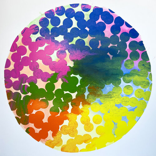 Composition No 297 by Eleni Pratsi, Painting for Sale on Select