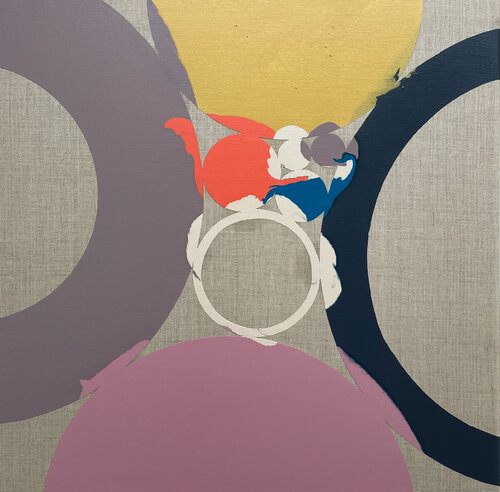 Composition No 304 by Eleni Pratsi, Painting for Sale on Select