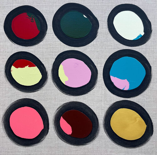 Composition No 324 by Eleni Pratsi, Painting for Sale on Select
