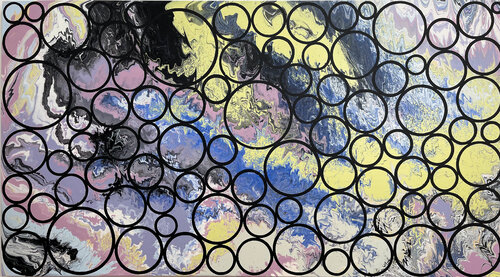 Composition No 337 by Eleni Pratsi, Painting for Sale on Select