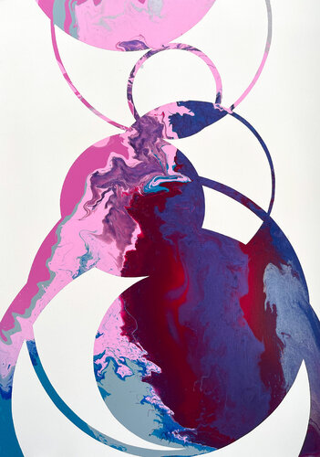 Composition No 360 by Eleni Pratsi, Painting for Sale on Select