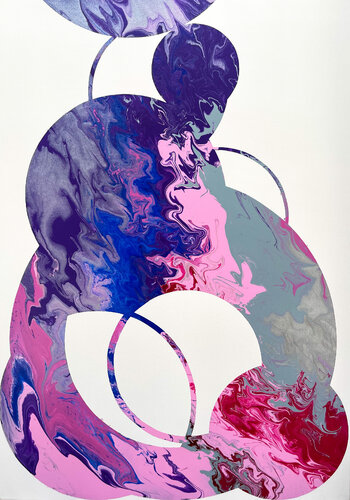 Composition No 359 by Eleni Pratsi, Painting for Sale on Select