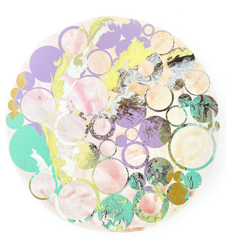 Composition No 377 by Eleni Pratsi, Painting for Sale on Select