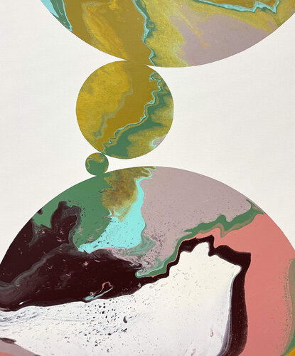 Composition No 440 by Eleni Pratsi, Painting for Sale on Select