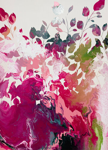 Bougainville No 5 by Eleni Pratsi, Painting for Sale on Select
