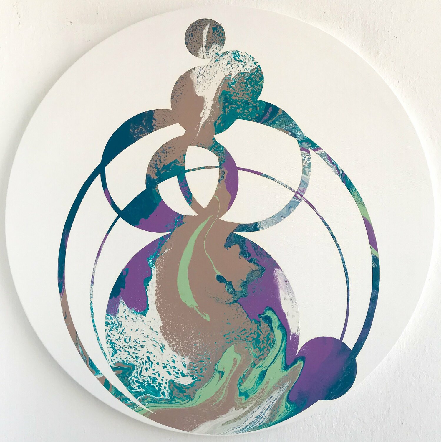 Composition No 209 Eleni Pratsi Original painting for sale