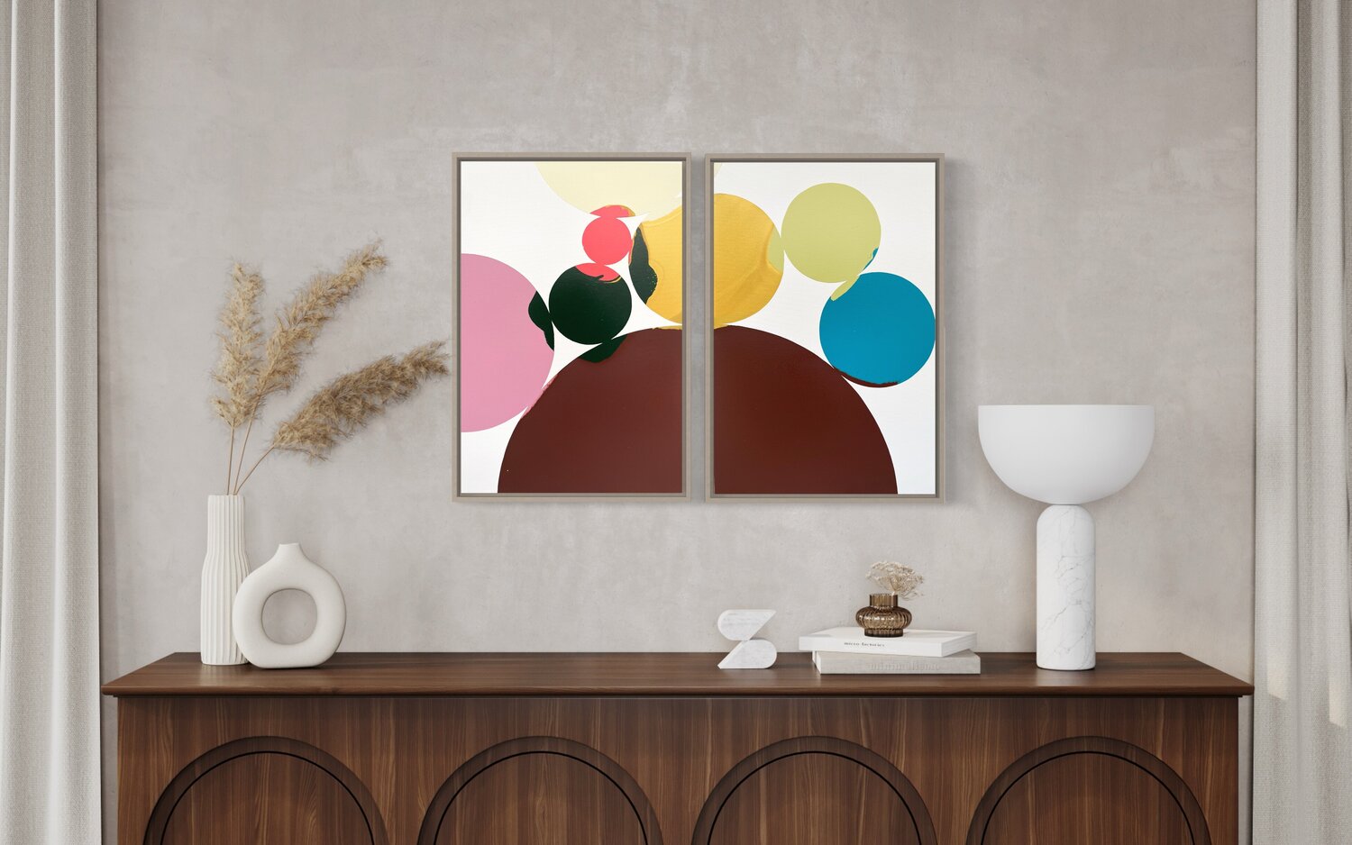 Composition No 326 Eleni Pratsi Original painting for sale