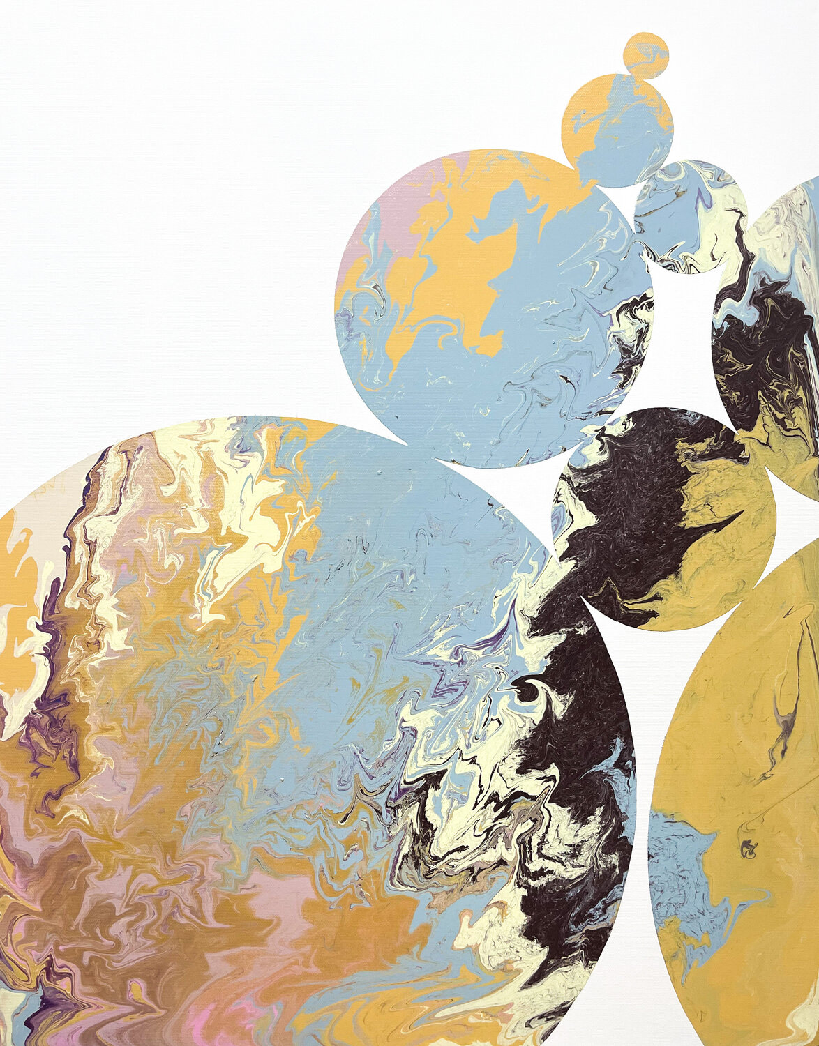 Composition No 351 Eleni Pratsi Original painting for sale