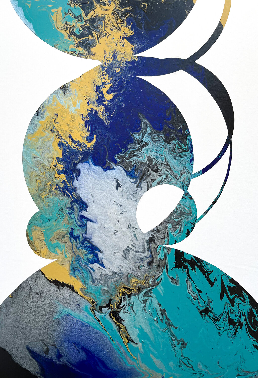 Composition No 402 Eleni Pratsi Original painting for sale