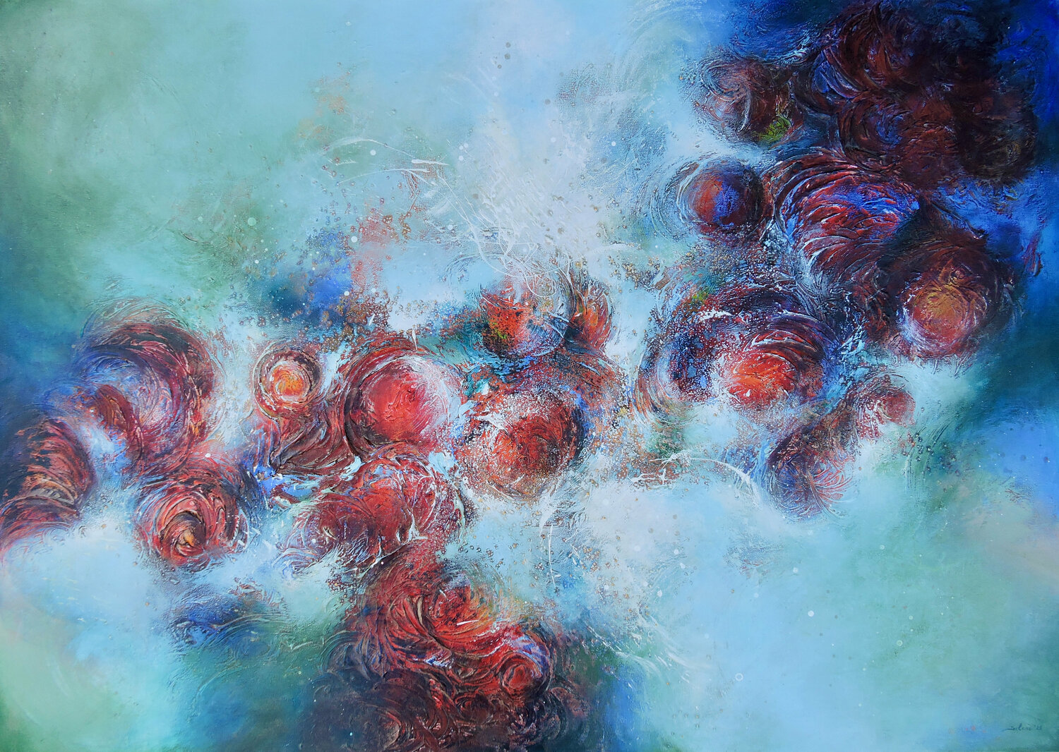 Flower Whisperer Selene's Art Original painting for sale