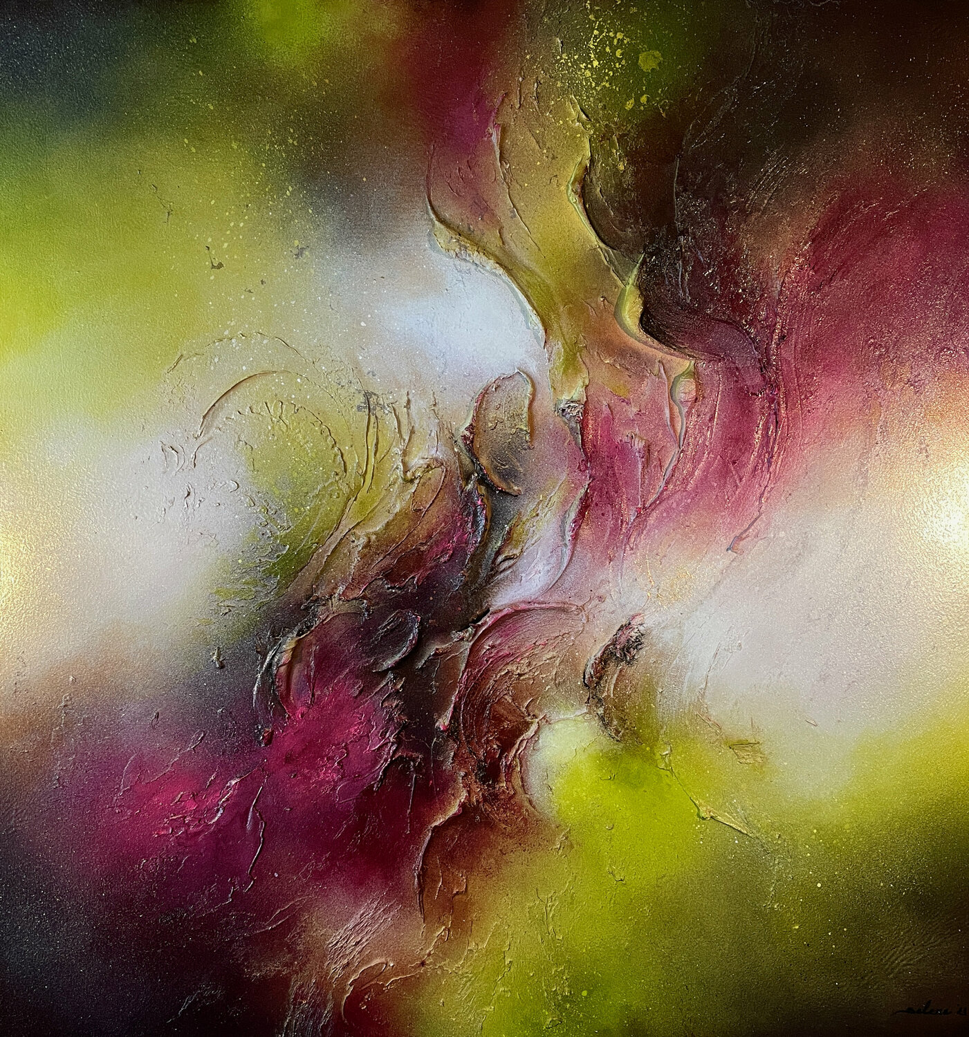 Voyage into Afterlife Selene's Art Original painting for sale