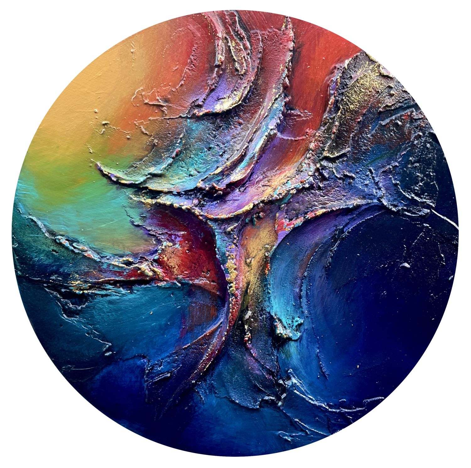 Mapping the inner Journey #4 Selene's Art Original painting for sale