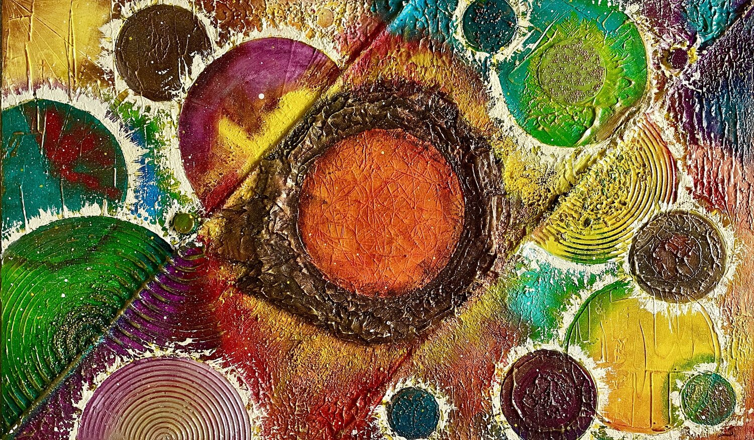 The Numinous Aura of Timelessness Selene's Art Original painting for sale